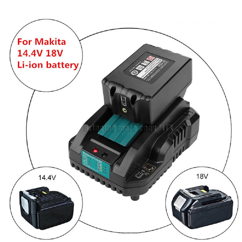 Power Quality Tools - 4A Batterieladegerät für Makita 14,4V 18V