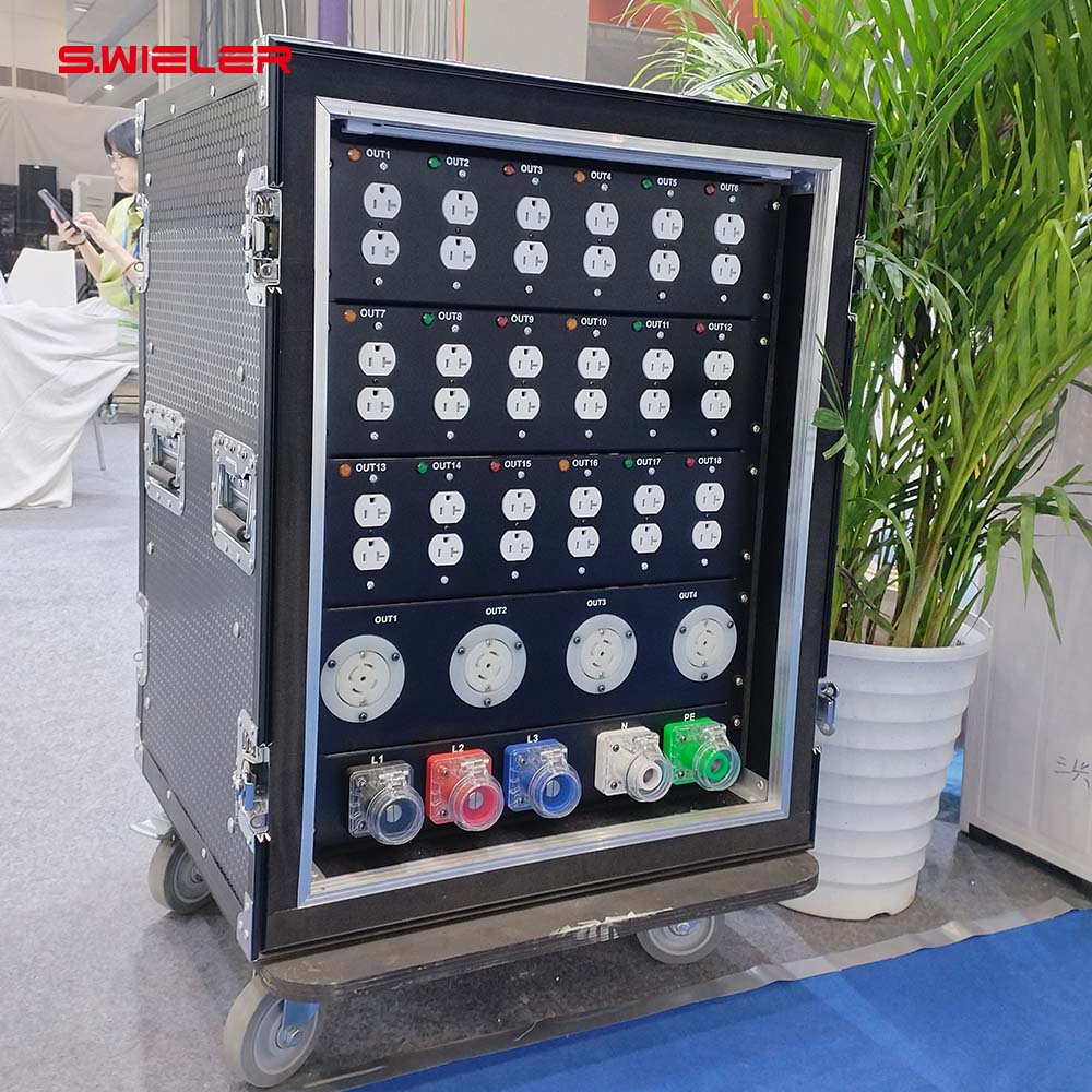 Power Tools Distributor - 200A Twist-Lock-Steckdose mit 18/24/36 Ausgängen für