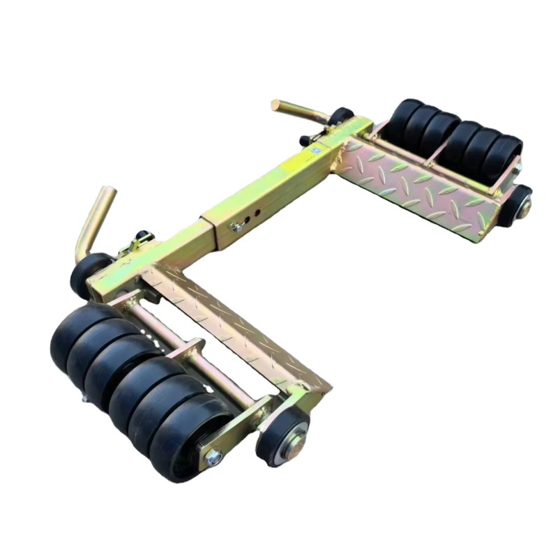 Power Quality Tools - Hochwertiger Stahl Verzinkter Stangenbeweger mit Positionierungsrädern,