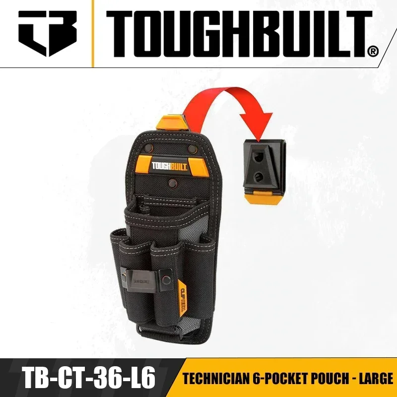 Power Tools Technician - TOUGHBUILT TB-CT-36-L6 Techniker 6-Taschen-Tasche - Große