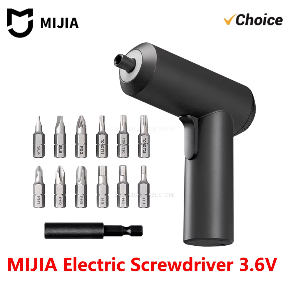 Xiaomi Power Tools - Xiaomi Mijia Elektrischer Schraubendreher 3,6V 2000mAh