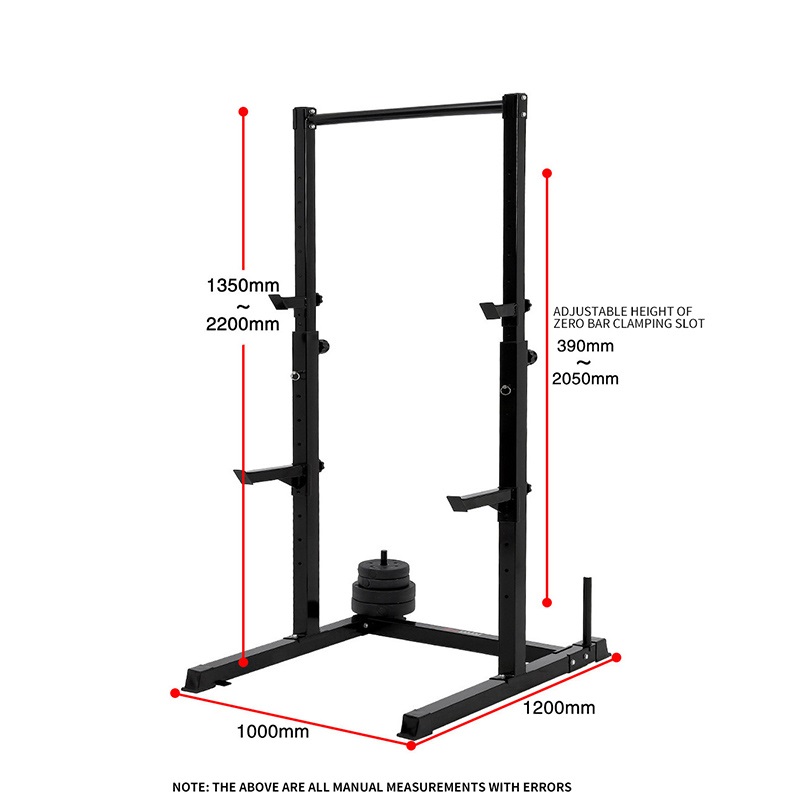 Verstellbares Squat Rack: Hoch – Power Quality Tools Bewertung und Preis