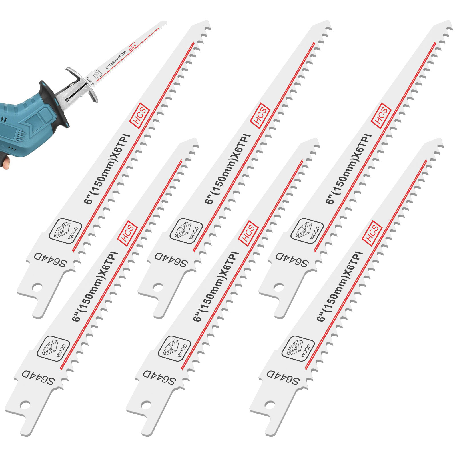 5Pcs Säbelsäge HCS Klingen Säb – Power Tools Jigsaw Bewertung und Preis
