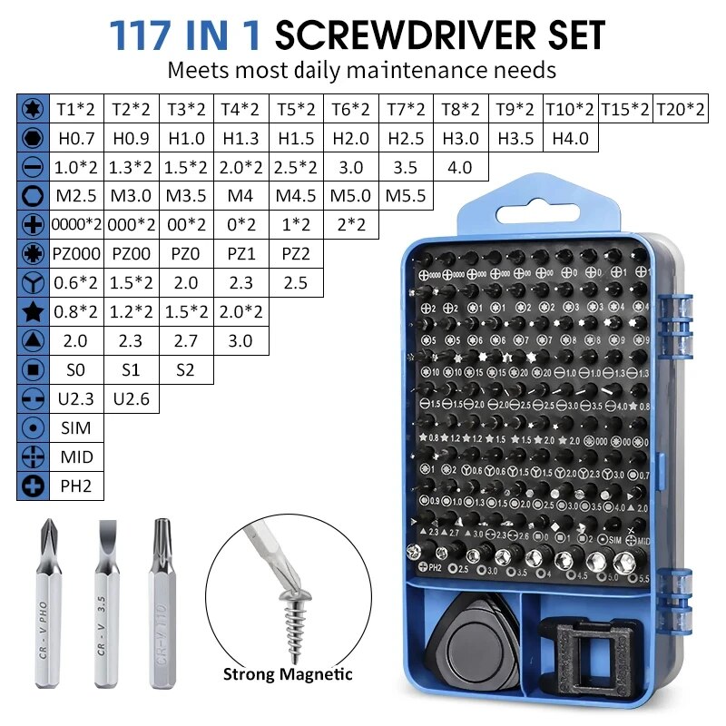 115/117 in 1 Präzisions-Schrau – Xiaomi Power Tools Bewertung und Preis