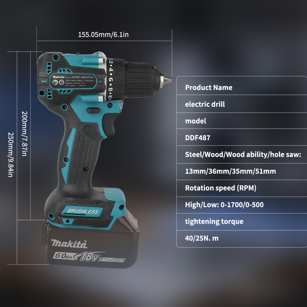18V Bürstenloser Akku-Bohrschr – Power Tools Workshop Bewertung und Preis