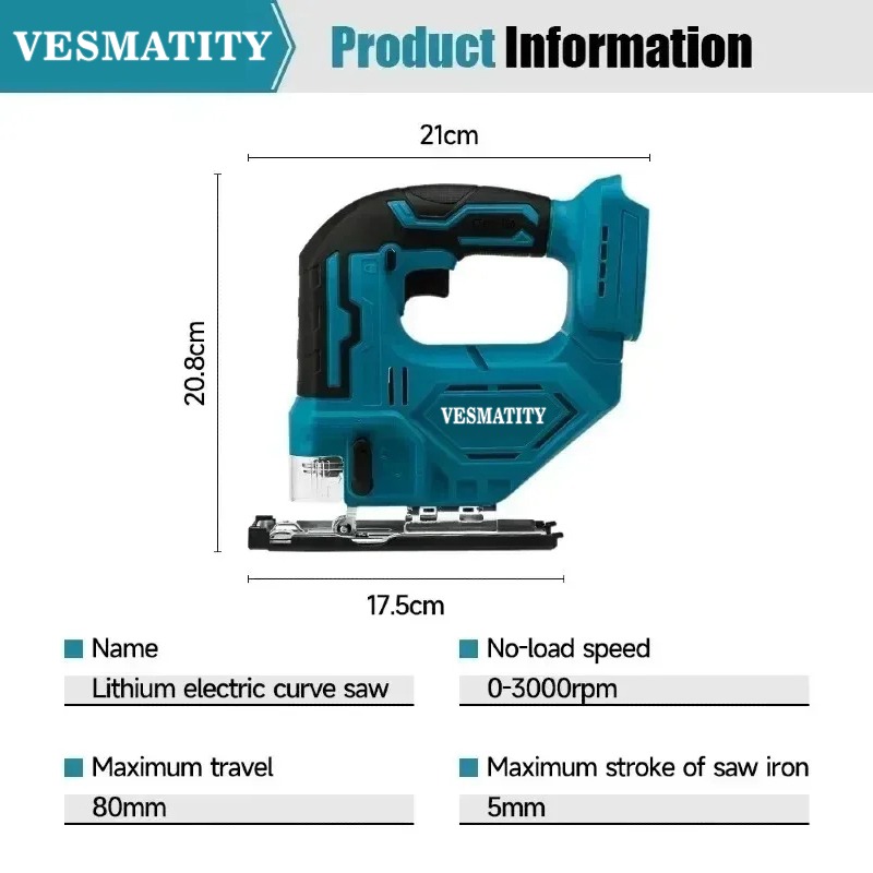 DJV182Z 340W Bürstenlose Stich – Power Tools Jigsaw Bewertung und Preis