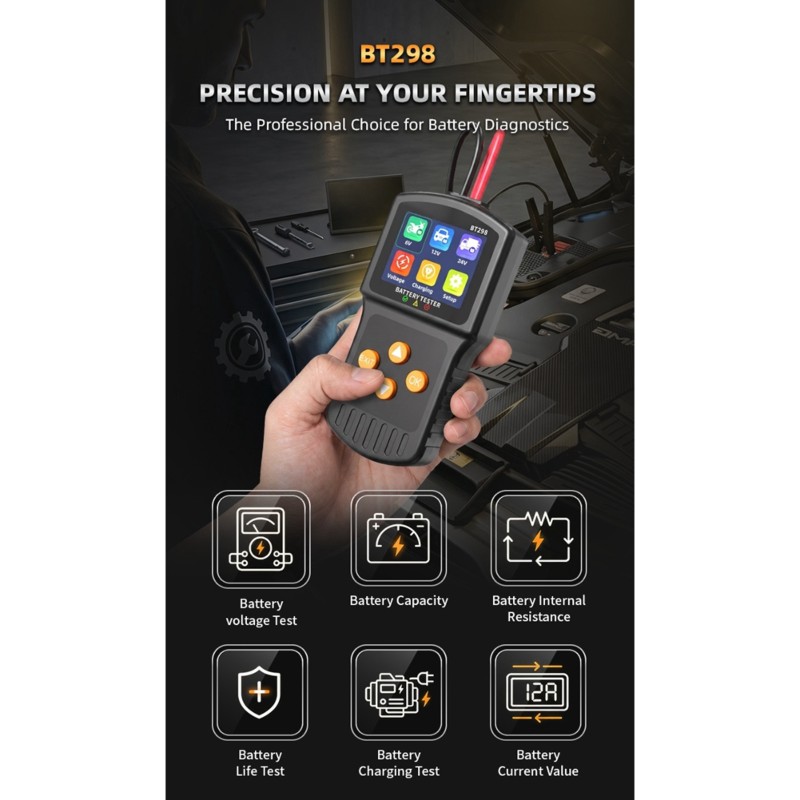 BT298 6-24V Autobatterie-Teste – Power Quality Tools Bewertung und Preis